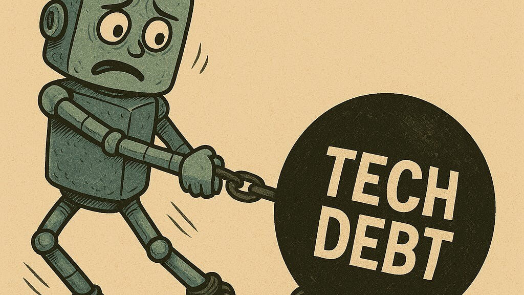 Tech Debt Robot Dude